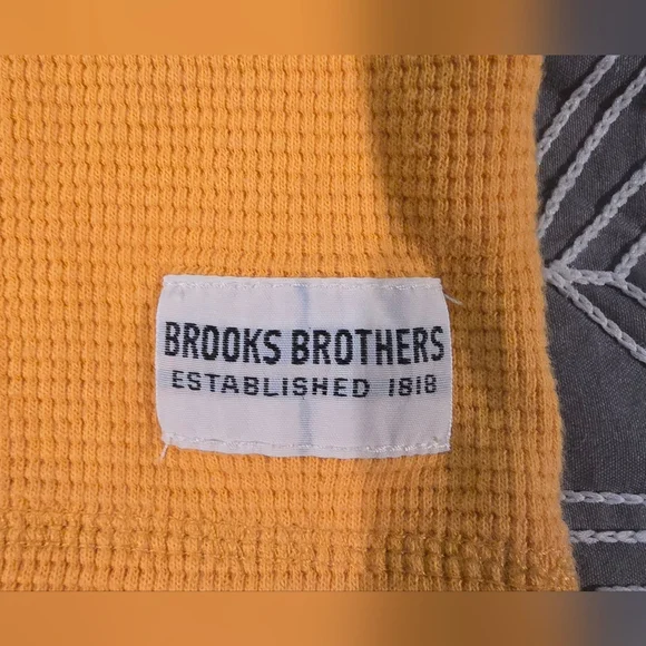 Brooks Brothers Men Thermal Style Longsleeve Size Large - Picture 3 of 8